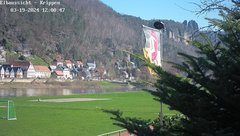 view from Webcam in Bad Schandau Sächsische Schweiz on 2024-03-19