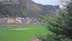 view from Webcam in Bad Schandau Sächsische Schweiz on 2024-04-04