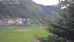view from Webcam in Bad Schandau Sächsische Schweiz on 2024-04-19