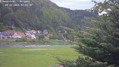 view from Webcam in Bad Schandau Sächsische Schweiz on 2024-04-22