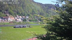 view from Webcam in Bad Schandau Sächsische Schweiz on 2024-05-01