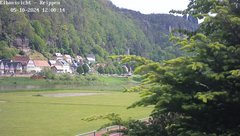 view from Webcam in Bad Schandau Sächsische Schweiz on 2024-05-10