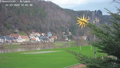 view from Webcam in Bad Schandau Sächsische Schweiz on 2024-12-19