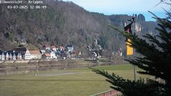 view from Webcam in Bad Schandau Sächsische Schweiz on 2025-03-03