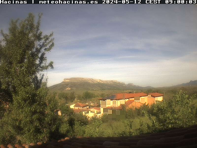 time-lapse frame, Meteo Hacinas webcam