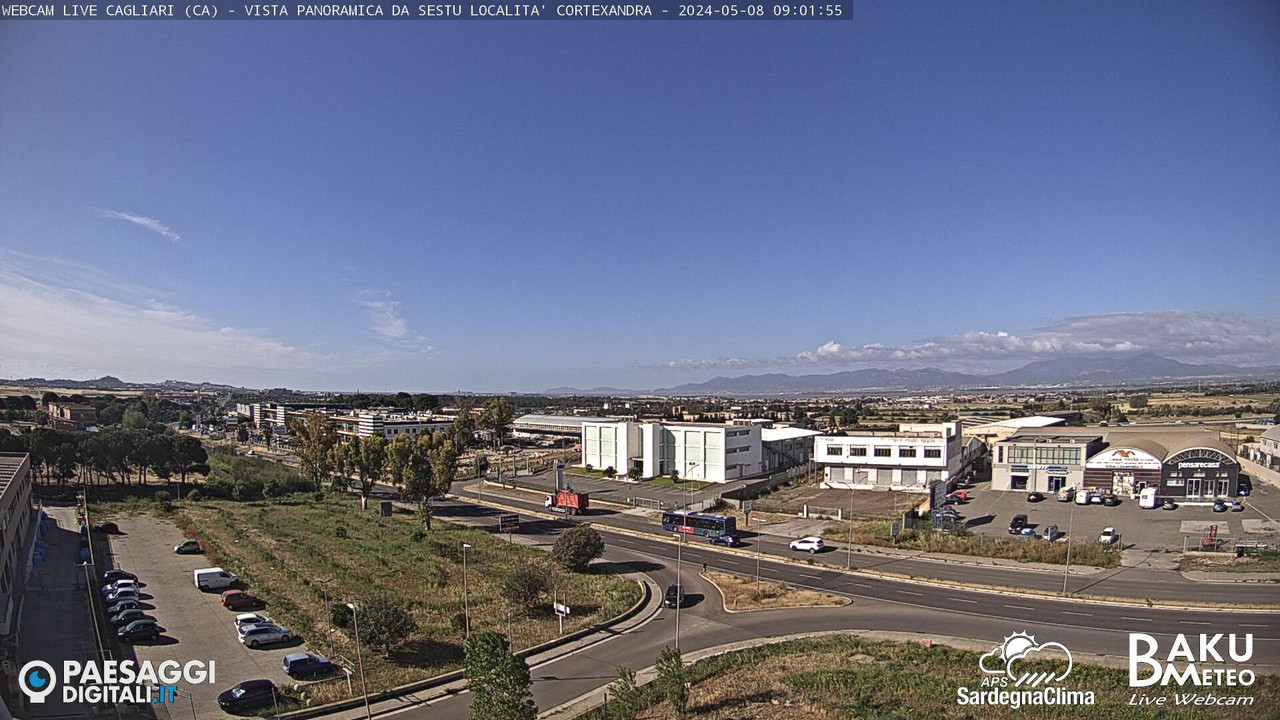 time-lapse frame, Sestu Cortexandra webcam