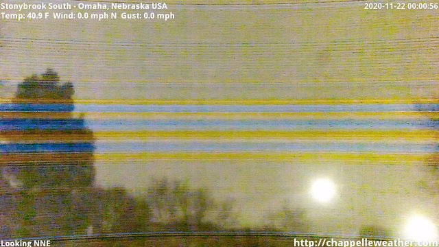 time-lapse frame, Stoneybrook South webcam