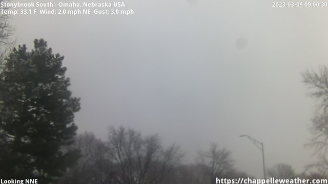 time-lapse frame, Stoneybrook South webcam