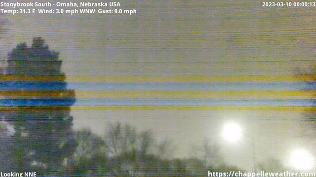 time-lapse frame, Stoneybrook South webcam