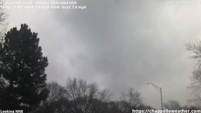 time-lapse frame, Stoneybrook South webcam