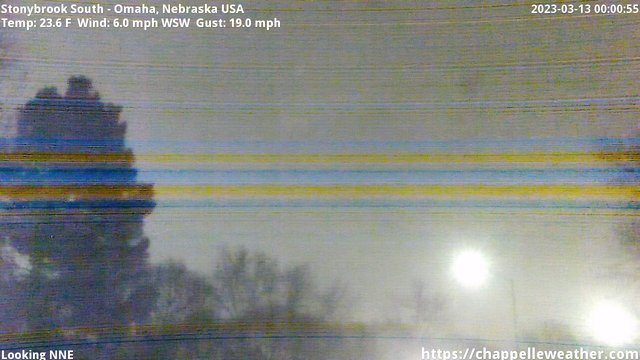 time-lapse frame, Stoneybrook South webcam