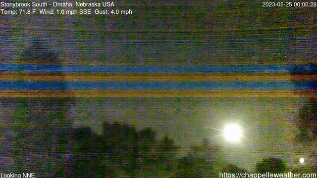 time-lapse frame, Stoneybrook South webcam