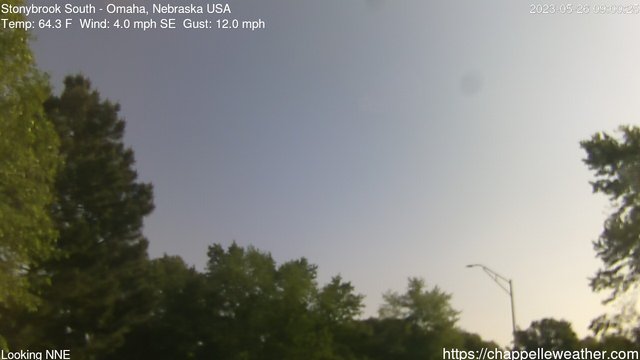 time-lapse frame, Stoneybrook South webcam