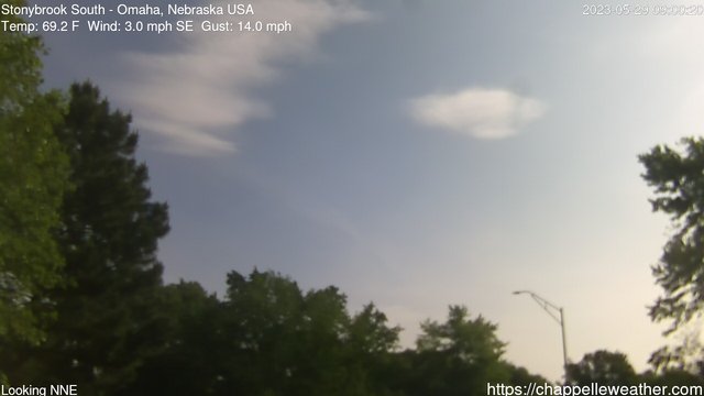time-lapse frame, Stoneybrook South webcam