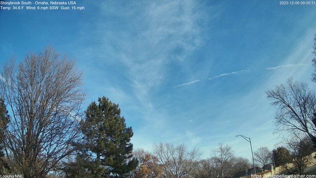 time-lapse frame, Stoneybrook South webcam
