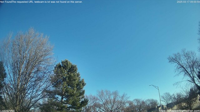 time-lapse frame, Stoneybrook South webcam