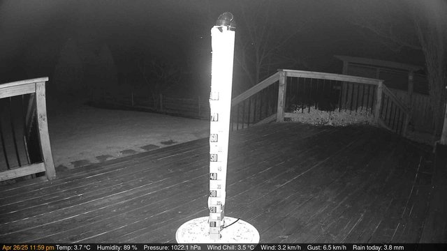 time-lapse frame, Deck-Dock Cam webcam