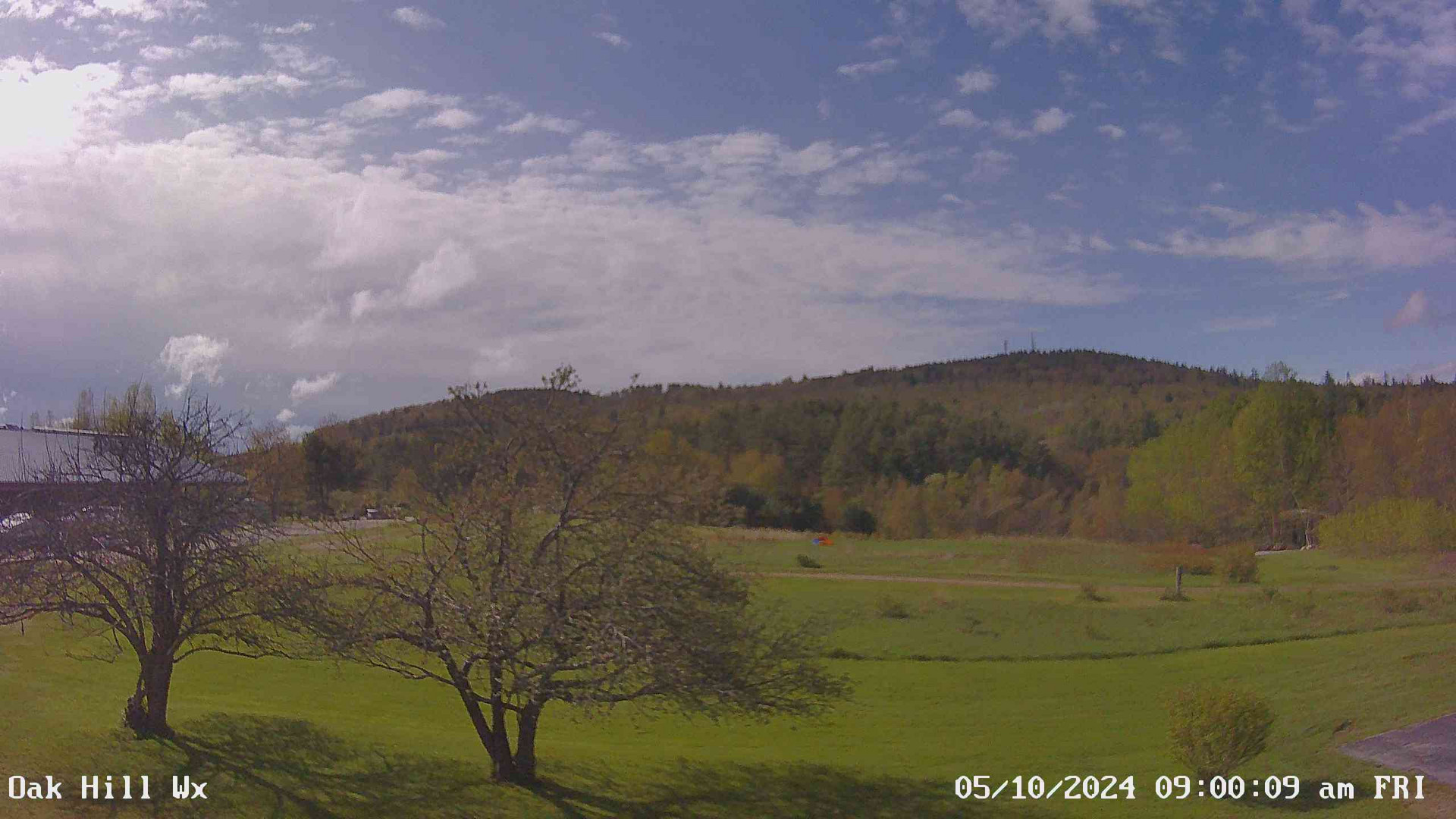 time-lapse frame, Oak Hill Wx webcam