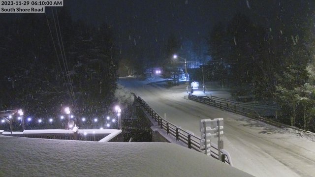 time-lapse frame, South Shore Rd, Inlet, NY webcam