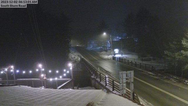 time-lapse frame, South Shore Rd, Inlet, NY webcam