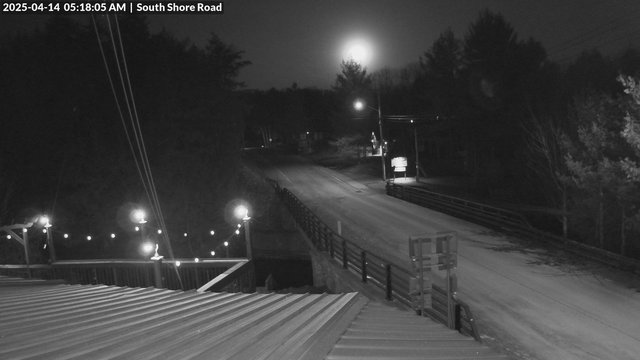time-lapse frame, South Shore Rd, Inlet, NY webcam