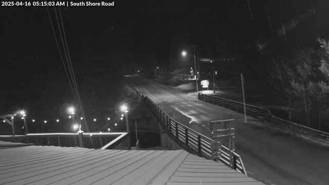 time-lapse frame, South Shore Rd, Inlet, NY webcam