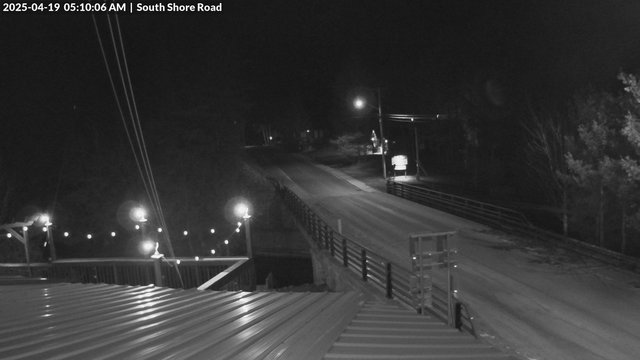 time-lapse frame, South Shore Rd, Inlet, NY webcam