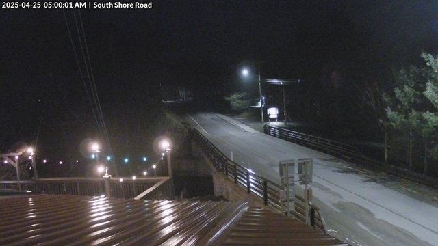 time-lapse frame, South Shore Rd, Inlet, NY webcam