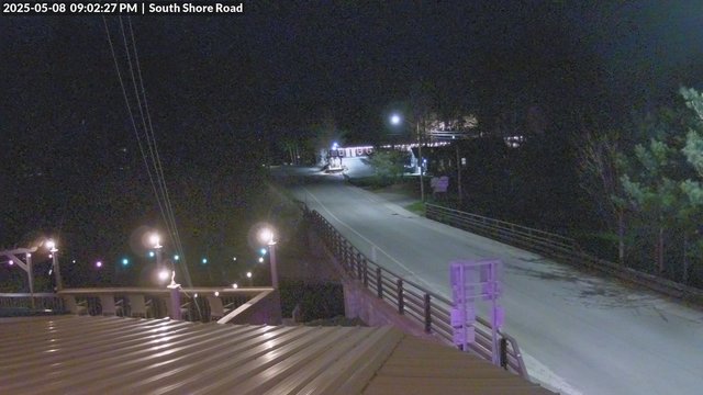 time-lapse frame, South Shore Rd, Inlet, NY webcam