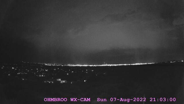 time-lapse frame, 2022-08-07-StormBolt webcam