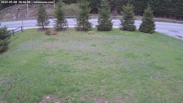 time-lapse frame, InletSnow.com webcam