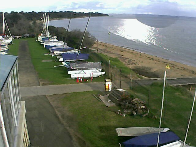 time-lapse frame, Cowes Yacht Club - West webcam