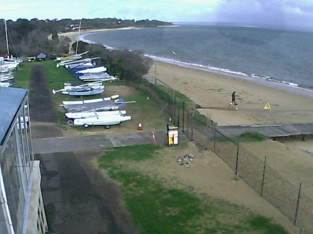 time-lapse frame, Cowes Yacht Club - West webcam