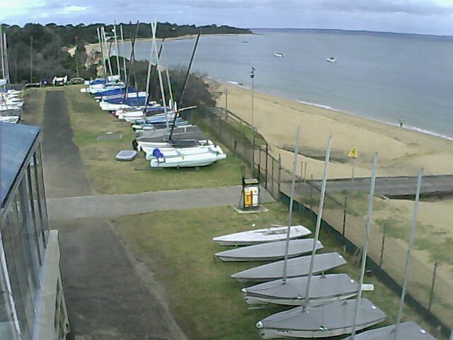 time-lapse frame, Cowes Yacht Club - West webcam