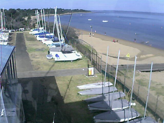 time-lapse frame, Cowes Yacht Club - West webcam