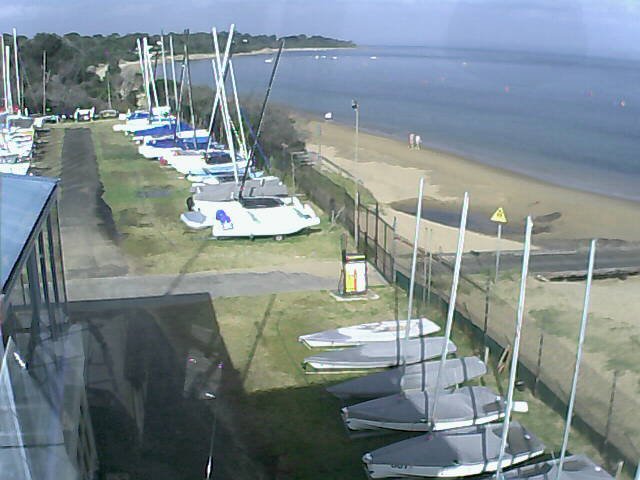 time-lapse frame, Cowes Yacht Club - West webcam