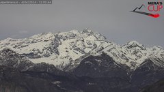 view from Alpe di Mera - Panorama Monte Rosa on 2024-04-04