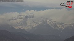 view from Alpe di Mera - Panorama Monte Rosa on 2024-04-15