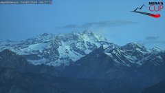 view from Alpe di Mera - Panorama Monte Rosa on 2024-04-16