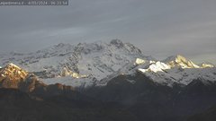 view from Alpe di Mera - Panorama Monte Rosa on 2024-05-04