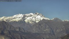 view from Alpe di Mera - Panorama Monte Rosa on 2024-10-31