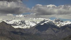 view from Alpe di Mera - Panorama Monte Rosa on 2025-04-26