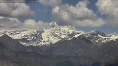 view from Alpe di Mera - Panorama Monte Rosa on 2025-04-30