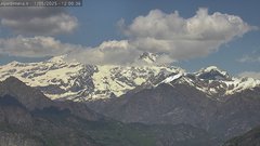 view from Alpe di Mera - Panorama Monte Rosa on 2025-05-01