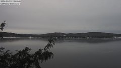 view from 4th Lake, Inlet, NY on 2024-03-22