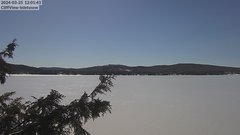 view from 4th Lake, Inlet, NY on 2024-03-25