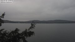view from 4th Lake, Inlet, NY on 2024-03-28