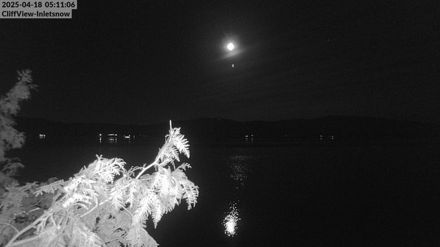 time-lapse frame, 4th Lake, Inlet, NY webcam