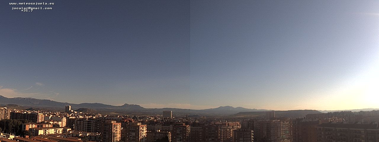 time-lapse frame, LOGROÑO SUR webcam