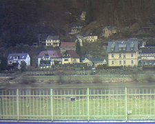 view from Webcam in Bad Schandau, Krippen & Postelwitz on 2022-01-09